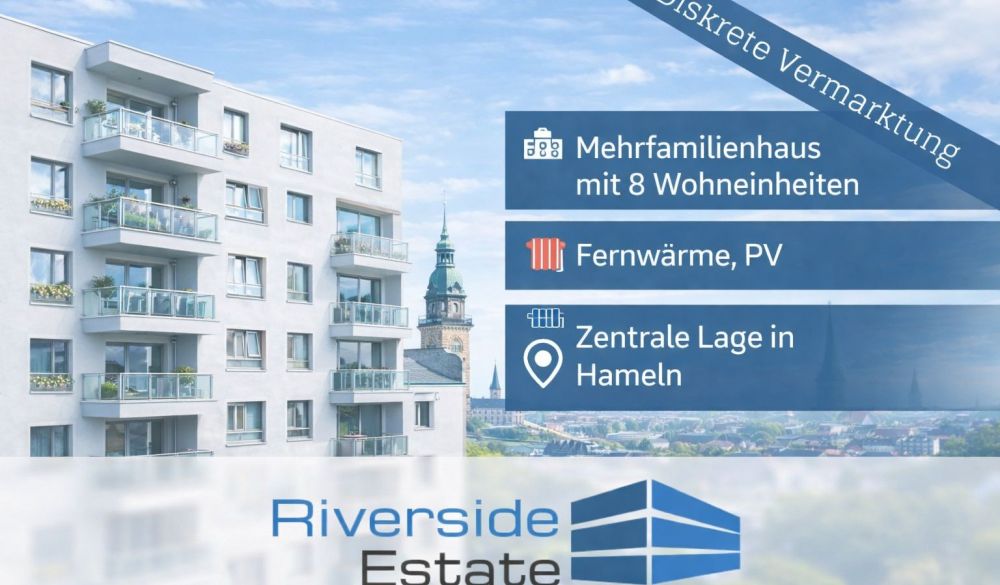 Hameln I Gepflegtes Mehrfamilienhaus mit 8 Wohneinheiten und Entwicklungspotenzial!